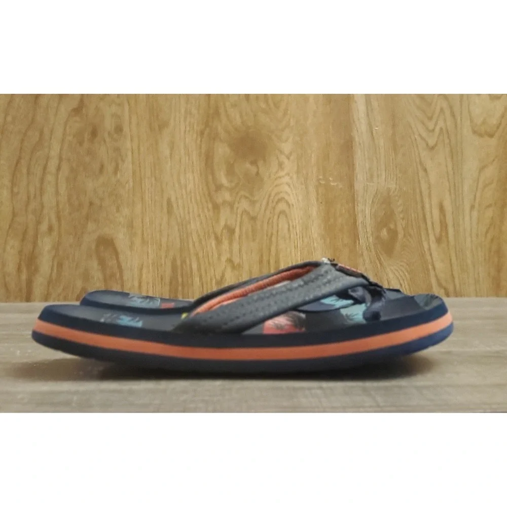 Reef Ahi Thong Flip Flops Youth Size 13-1 Navy